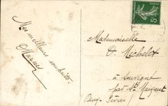 Fantasy - Child - Two Girls - Happy New Year - CPA