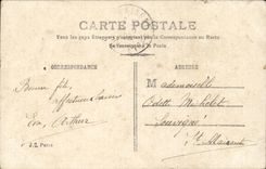 Fantasy - Child - Girl with flowers -- receive the flowers - Colette Michelet - CPa