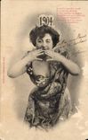 Fantasy - Woman - 1904 - I am the new year - - CPA