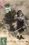 Fantasy - Child - Fir tree - Merry Christmas - - CPA