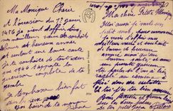 Fantasy - Happy New Year - houx - holly - horse has iron - horseshoe - CPA