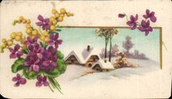 CPA Fantaise Flowers (chart small size)