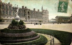 Saint Germain in Bush hammer CPA the castle seen of the floor