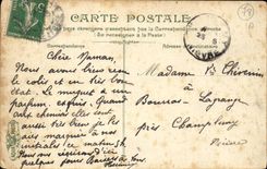 Saint Germain in Bush hammer CPA the castle seen of the floor