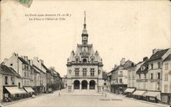 Ferte under Jouarre CPA the place and the town hall