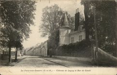 Ferte under Jouarre CPA Castle of Lagny and street of Cop
