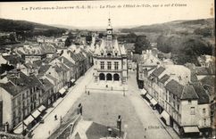 Ferte under Jouarre CPA the place of the town hall seen as the crow flies