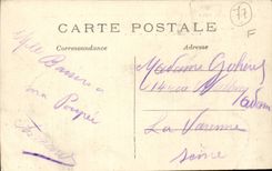 CPA war of 1914 the bridge of TRilport a German car precipitee in the Marne