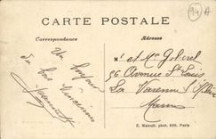 Vincennes CPA the lake Daumesnil towards the Greek temple