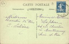 Holy Boissy light CPA Castle of prince de Wagram seen of dimension