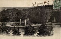 CPA Parc de Saint cloud Bassins de fer a cheval et Saint Jean