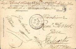 Chamarande CPA In the park of the castle the iron bridge