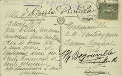 Versailles CPA the palate of Large Trianon and gardens