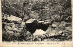 CPA Rocks and cascas of Cernau the City