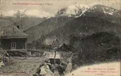 Surroundings of luchon CPA the Wicket Road of Luchon have Bosost