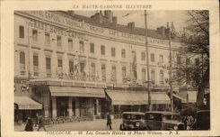 Toulouse CPA Les grands hotels et place Wilson