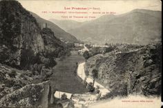 Marignac CPA Road of Happy St Turn and village at the bottom