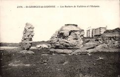 St Georges de Didonne CPA rocks of Vallieres and the oceanic