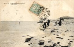 The port with Boats CPA the beach