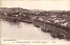 Tonnay Charente CPA View quays