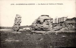 St George de Didonne CPA rocks of Vallieres and Oceanic