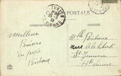 Saint SAvien on Charente CPA Remains of a convent of Augustins