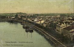 Tonnay Charente CPA View taken of the bridge