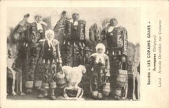 Belgien Belgie Company das kleine Kreuz CPA lokalen Aristide Devolder Strasse der Freunde Gilles-Jemappes