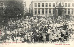Belgie Belgium Brugges CPA the procession of Saint Blood