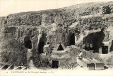 Tunisia Carthage CPA the punic necropolis