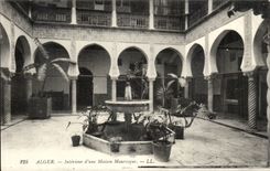 Algerien Innenalgiers CPA von ein Haus den Moorishes