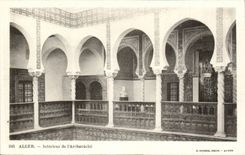 Algerien Innenalgiers CPA vom Palast des Erzbischofs