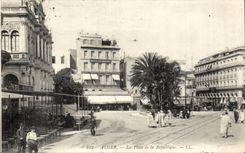 Algerien Algiers CPA der Ort der Republik