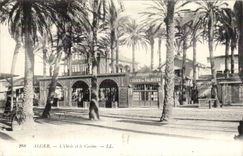 Algerien Algiers CPA die Oase und das Kasino (Gaststatte Oase der Palmen)