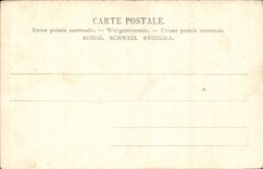 Suisse CPA Revue militaire a lausanne 1845 (centenaire vaudois 1903) (militaria guerre)