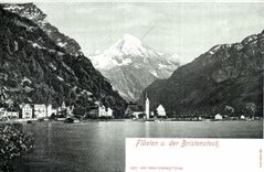 Suisse CPA Fluelen u der Bristenstock