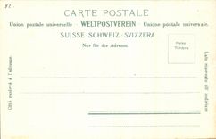 Suisse CPA Fluelen u der Bristenstock