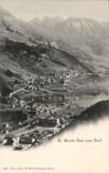 Suisse CPA St moritz Bad und Dorf