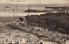 Royan - the Botton Public garden - CPA