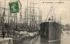 La Rochelle - der alte Hafen - Dampfer - Dampfer - CPA