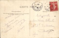 Royan CPA View of the walk of the public garden Botton (children)