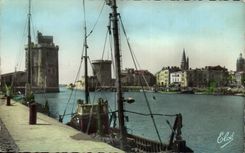 La Rochelle CPA verliess dem Hafen die Aufsatz-Str Nicolas der Aufsatz der Kette und der Aufsatz der Laterne