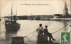 Dampf Rochelle-CPA der das Bassin kommt