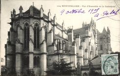 Montpellier - Vue D'ensemble de la Cathedrale - CPA 
