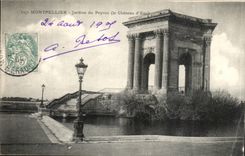 Montpellier - jardins du Peyrou - Chateau d'Eau - CPA 