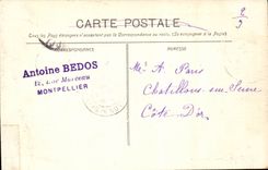 Montpellier - jardins du Peyrou - Chateau d'Eau - CPA 