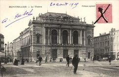 Montpellier - Le Theatre - CPA 