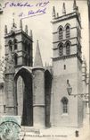Montpellier - Facades de la Cathedrale - CPA 