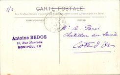 Montpellier - Porche de l'Eglise St Anne - CPA 