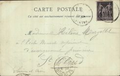 Palavas Floods - the Beach - CPA